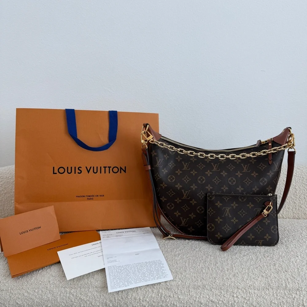 Louis Vuitton Monogram Hobo Loop Crossbody Shoulder Bag